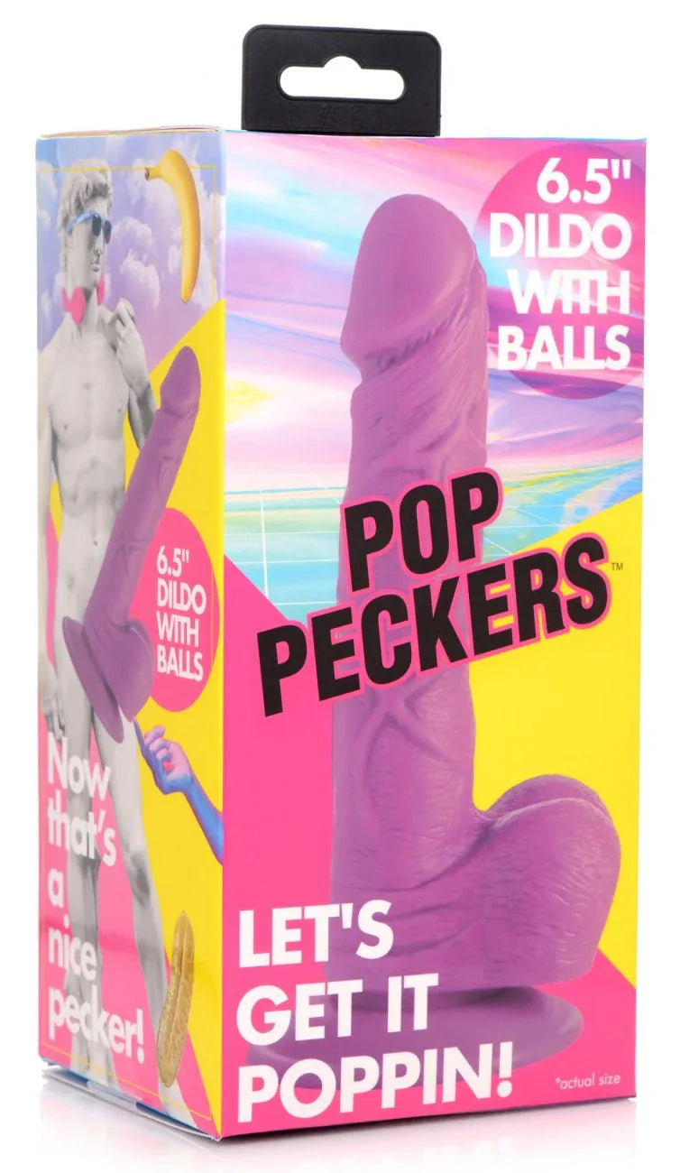 Poppin 6.5 Inch Dildo (Colors) - Puppy's Aesthetics