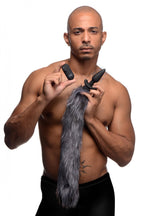 Vibrating Silicone Anal Plug with 3 Interchangeable Tails