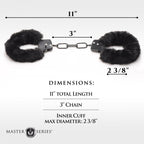 Cuffed In Fur Furry Handcuffs (Colors)
