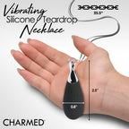 Charmed 10X Vibrating Silicone Teardrop Necklace