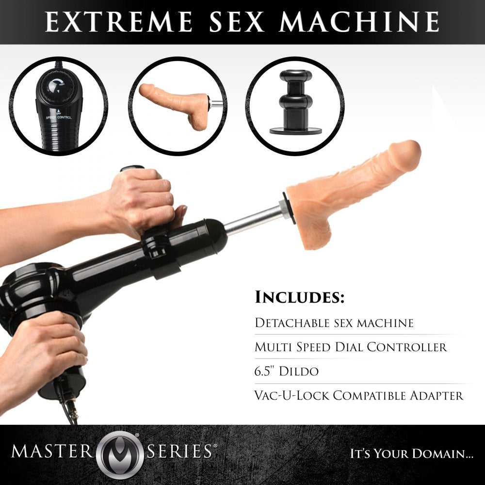 Ultimate Obedience Chair with Detachable Sex Machine