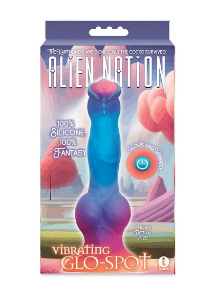 G-Spot Vibrating Glow in Dark Dildo