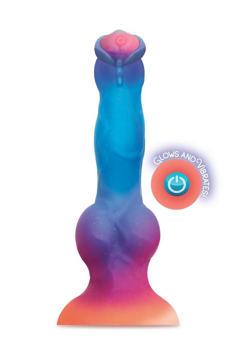 G-Spot Vibrating Glow in Dark Dildo
