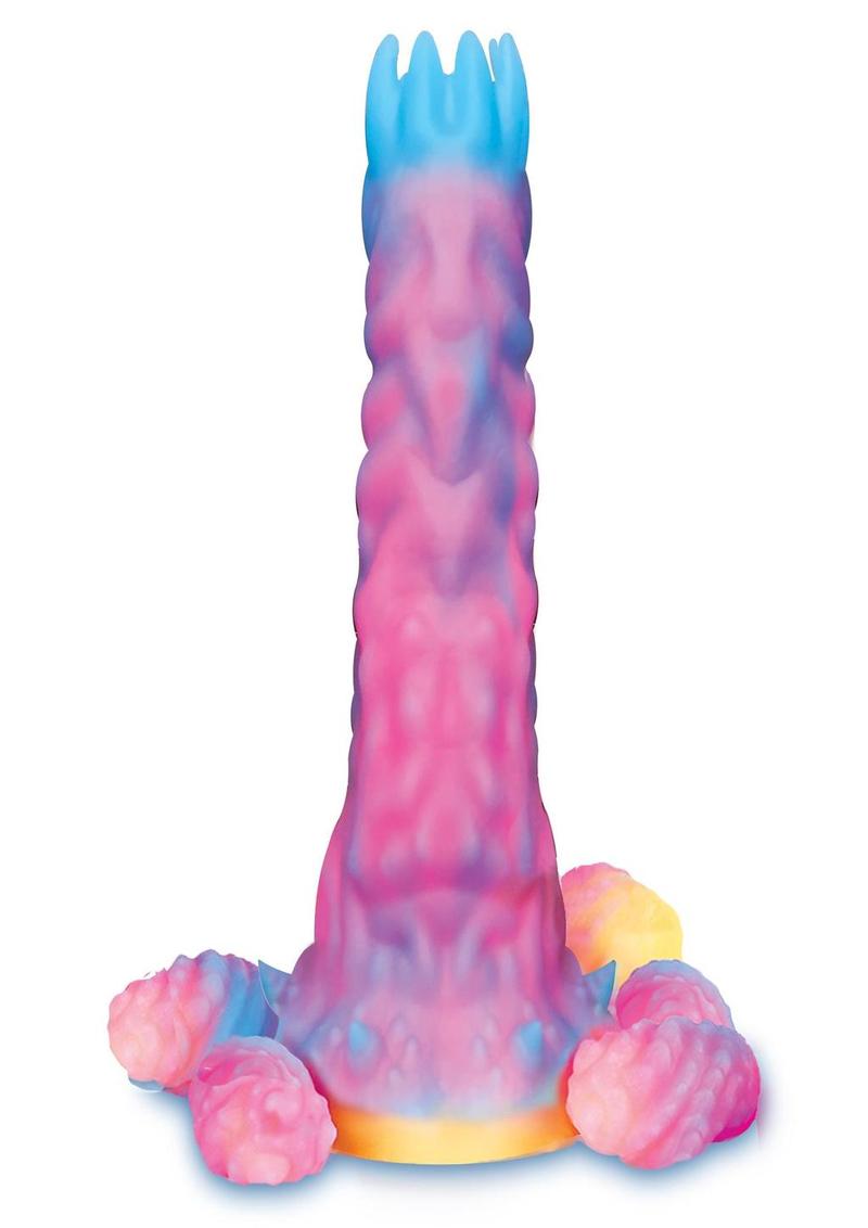 Glo-Vopositor Silicone Glow Dark Dildo