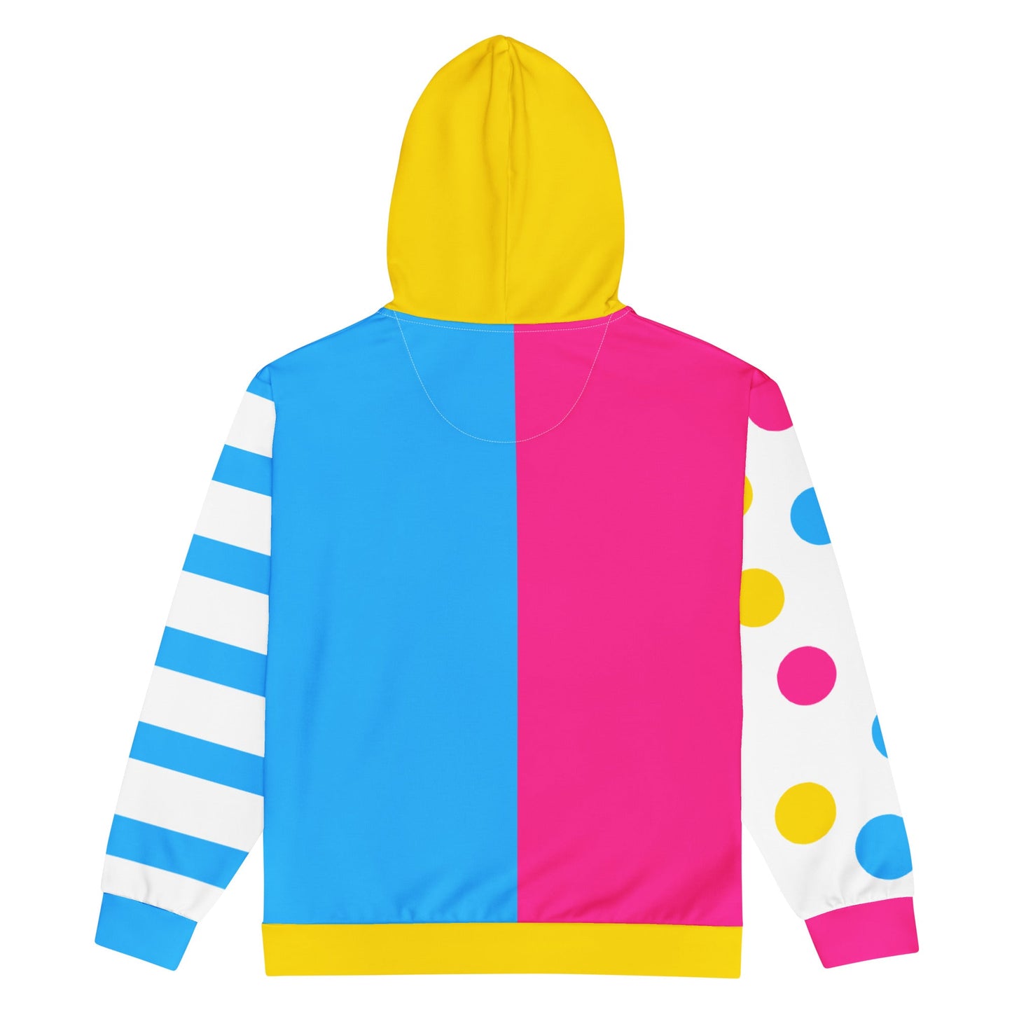 Pan Pride Clown vs Mime Unisex Zip Hoodie