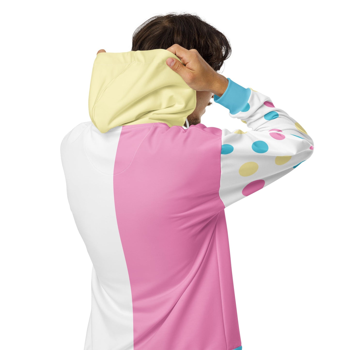 Pastel Clown vs Mime Candy Colors Unisex Zip Hoodie