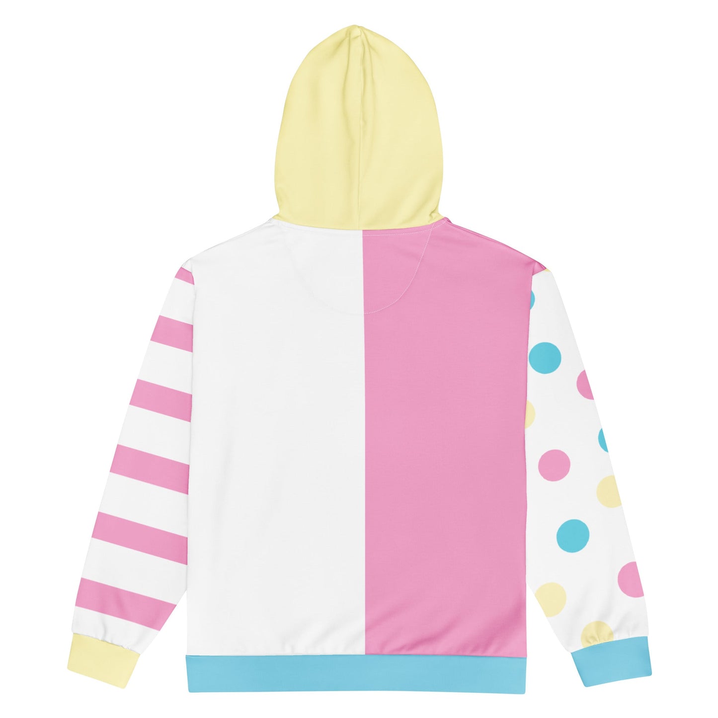 Pastel Clown vs Mime Candy Colors Unisex Zip Hoodie