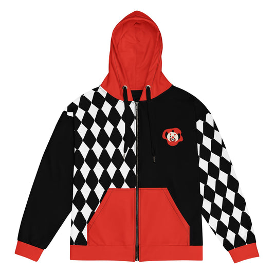 Spoopy the Horror Clown Unisex Zip Hoodie