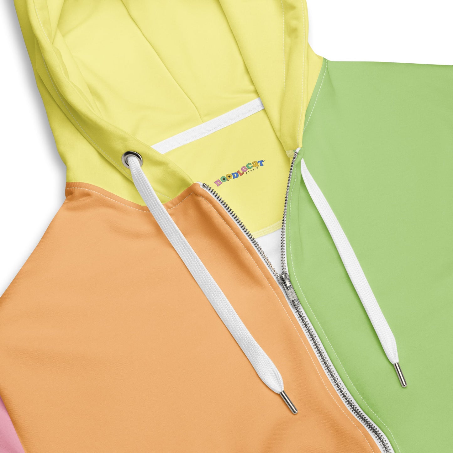 Pastel Candy Colorblock Unisex zip hoodie 2XS - 6XL