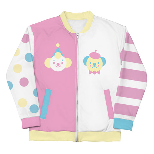 Clown vs Mime Clowncore Pastel Unisex Bomber Jacket