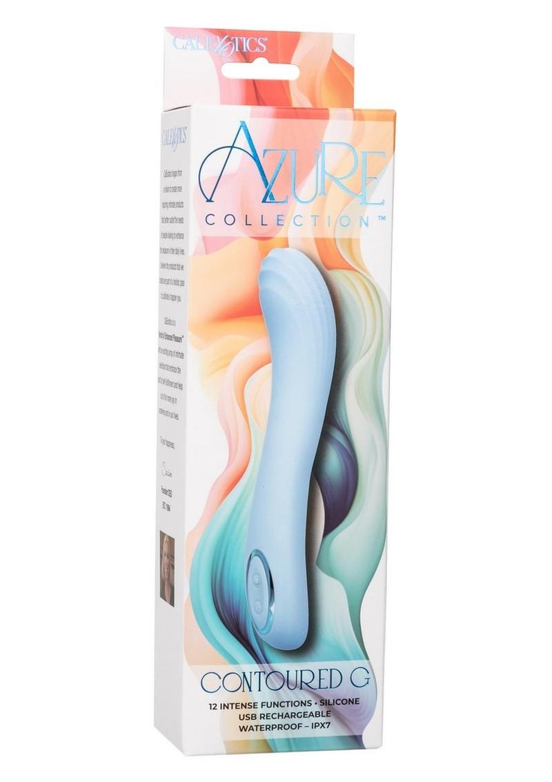Azure Contoured Silicone Vibrator