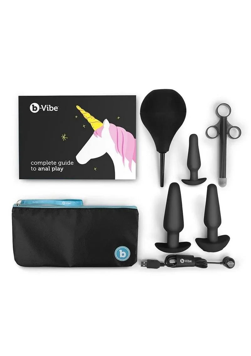 B-Vibe Anal Education Set Rechargeable Anal Play - Puppy's Aesthetics