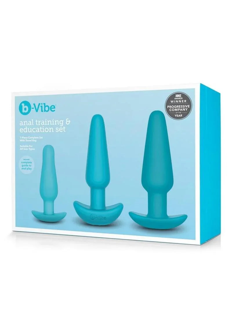 B-Vibe Anal Education Set Rechargeable Anal Play - Puppy's Aesthetics