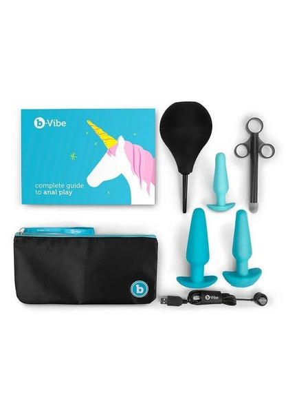 B-Vibe Anal Education Set Rechargeable Anal Play - Puppy's Aesthetics