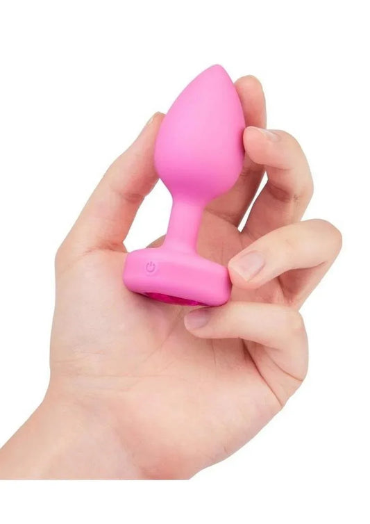 B-Vibe Vibrating Remote Control Heart Plug - Puppy's Aesthetics