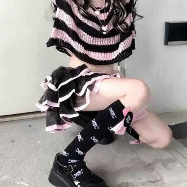 Pastel Goth Sweater (Skirt Seperate)