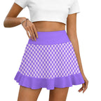 Cute Lavender Ruffle Play Skort