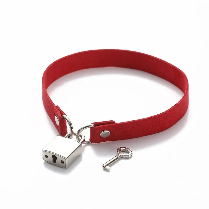 Lock Collar (Colors) red