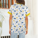 Sleepy Whale Ruffle Play Tee