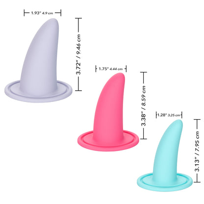 She-Ology Advanced 3-Piece Wearable Vaginal  Dilator Set