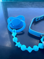 Adult Pacifier Brat Chewable Strap Collar