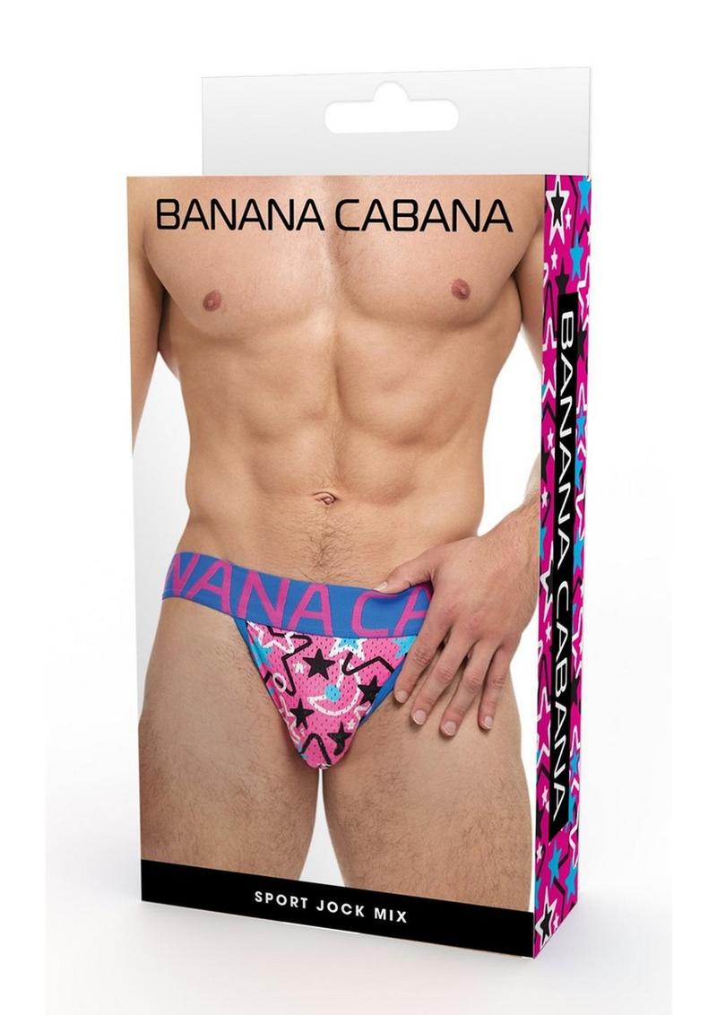 Sport Jockstrap with Vibrant Bold Print