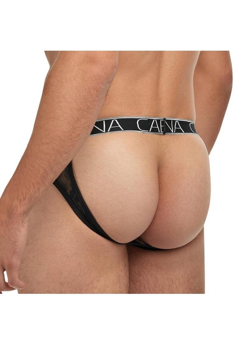 Lace Nights Open Back Sheer Men's Brief Lingerie