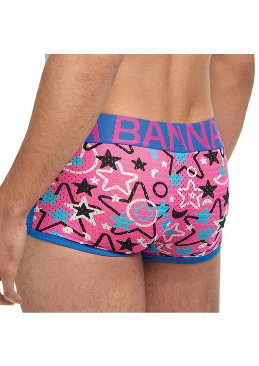Banana Cabana Sport Vibrant Stretch Trunks - Puppy's Aesthetics