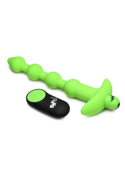 Glow In The Dark Rechargeable Anal Beads - Puppy's Aesthetics