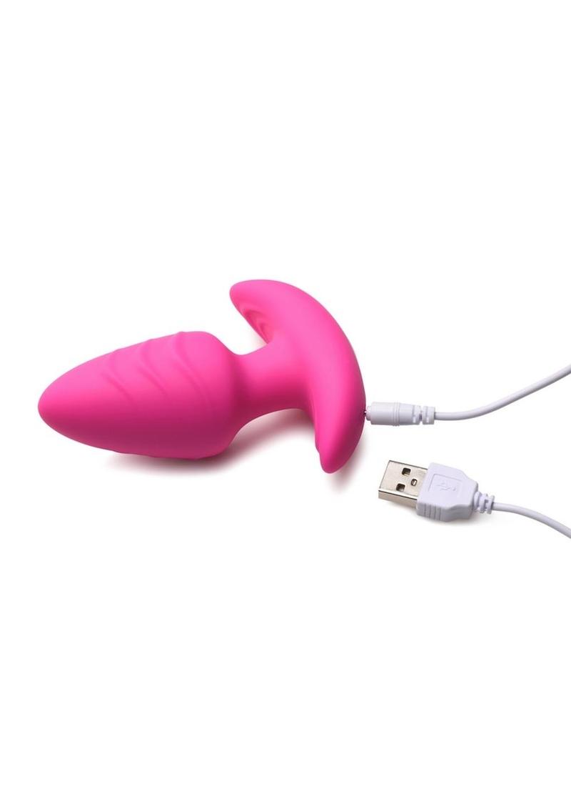Rotating Vibrating Silicone Butt Plug