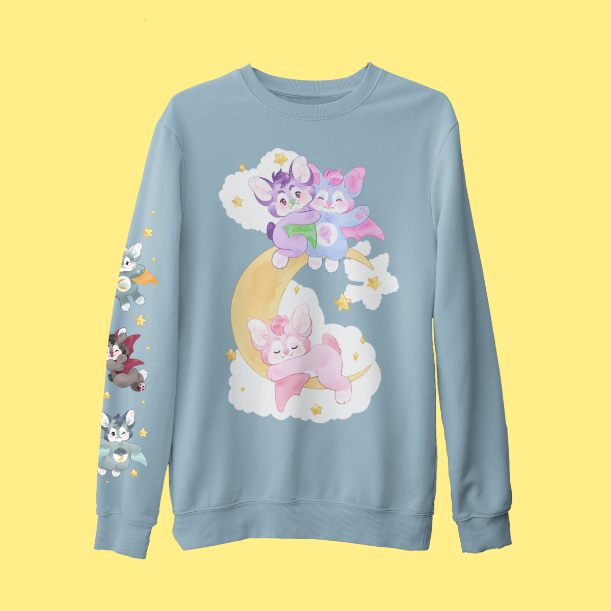 Pastel Bat Sweater