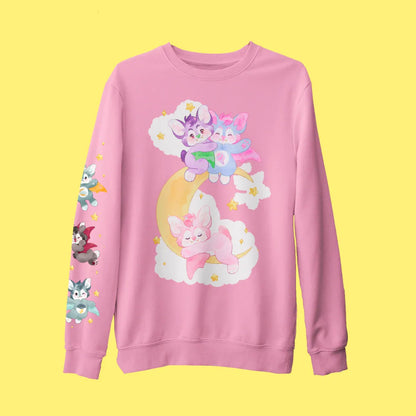 Pastel Bat Sweater - Puppy's Aesthetics