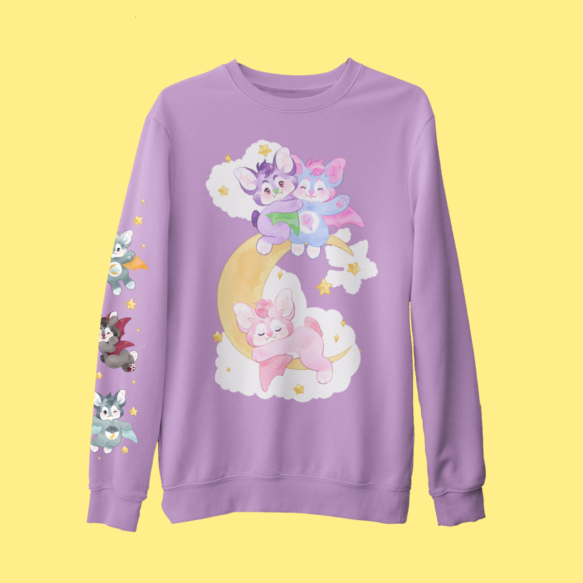 Pastel Bat Sweater