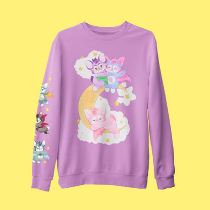 Pastel Bat Sweater - Puppy's Aesthetics