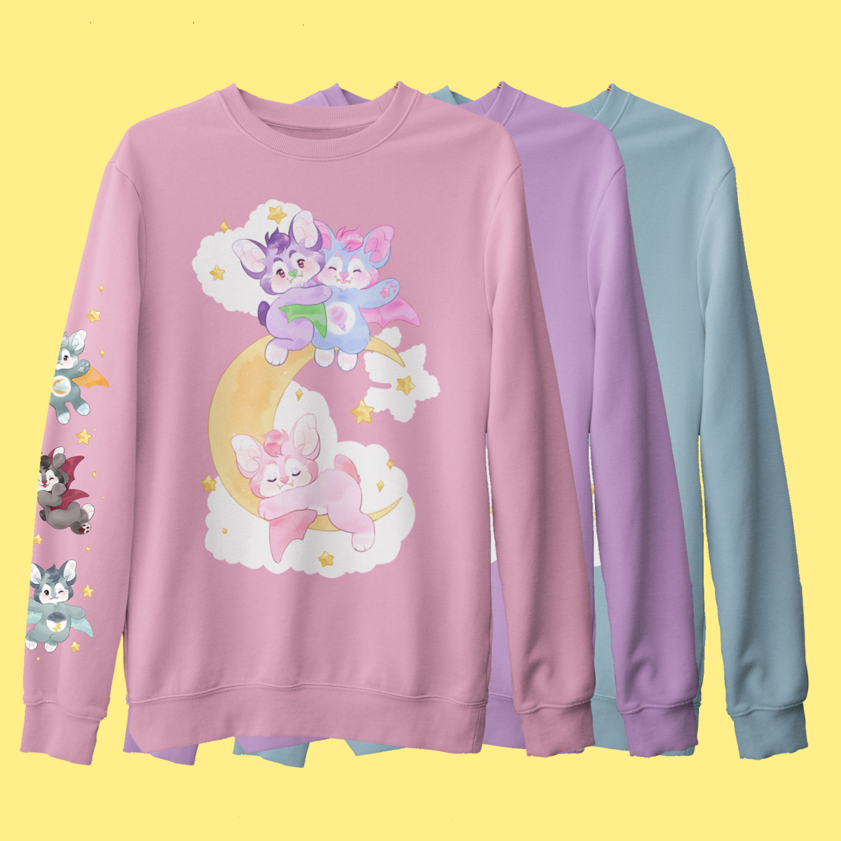Pastel Bat Sweater