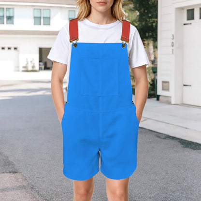 Classic Blue & Red Unisex Huggeralls - Puppy's Aesthetics