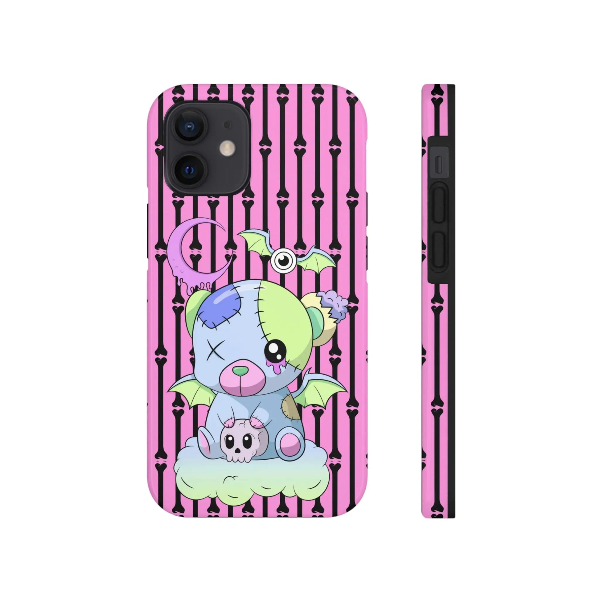 Pastel Goth Bear Tough Phone Case iPhone 12 Mini