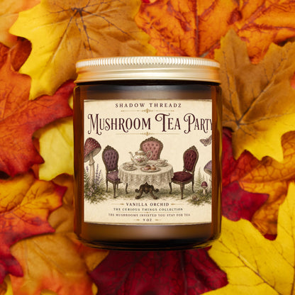 Mushroom Tea Party Candle 9oz
