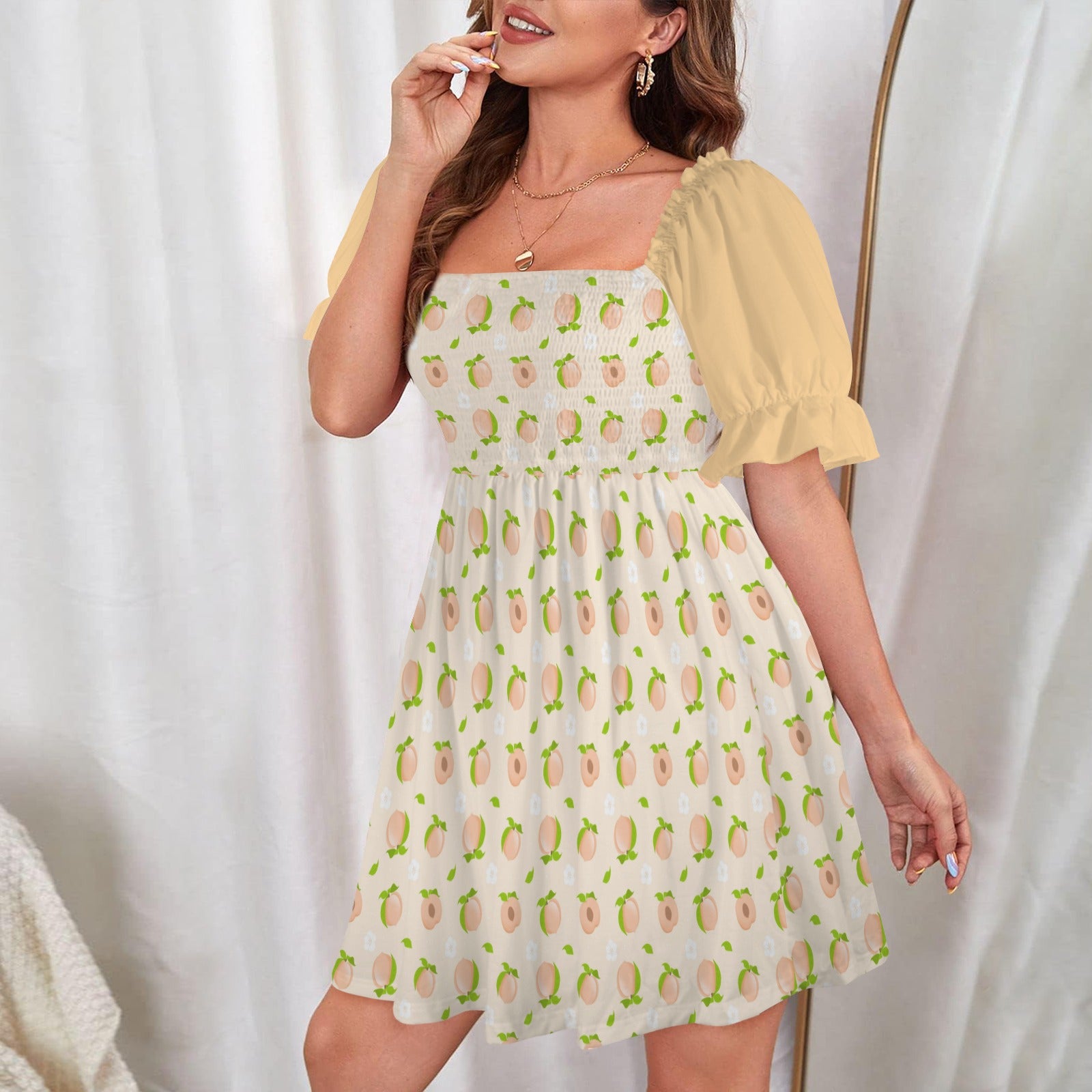Sweet Peaches Sweetheart Dress