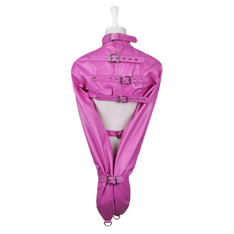 Pretty in Restraint – Pink Tieback Half Straightjacket