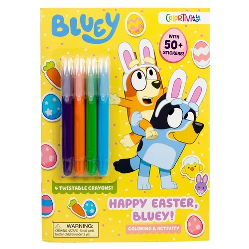 Bluey Colortivity: Happy Easter, Bluey!