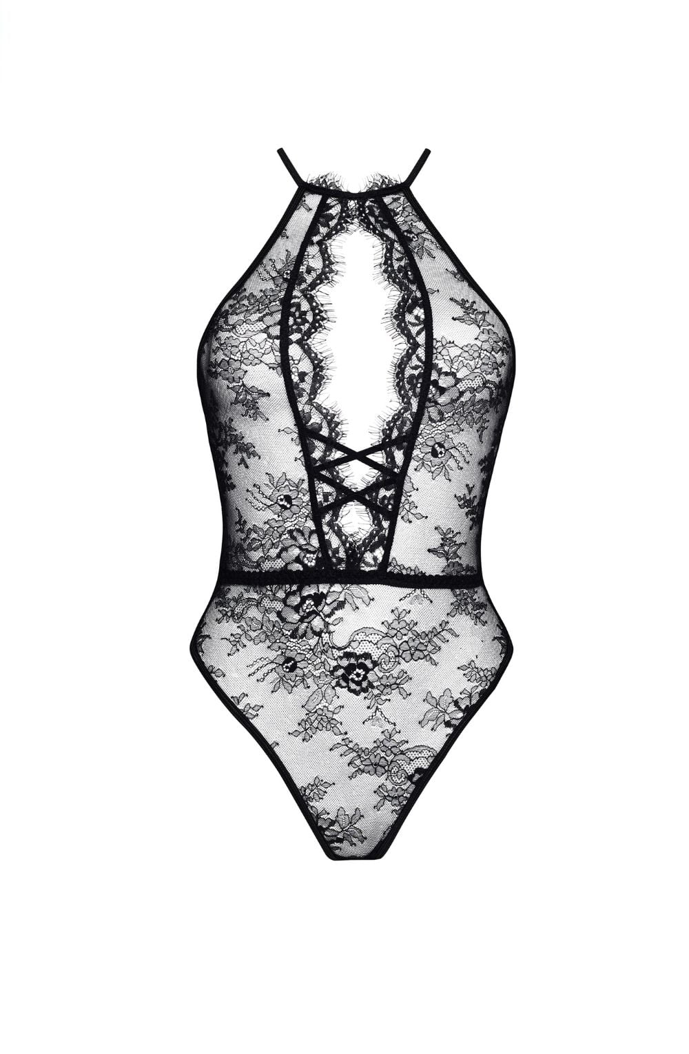 Norah Teddy Sheer Lace Bodysuit