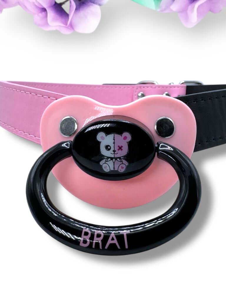 Brat Mismatch Pacifier Gag - Puppy's Aesthetics