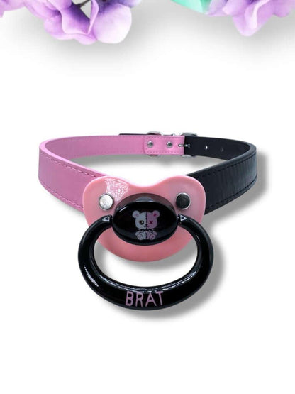 Brat Mismatch Pacifier Gag - Puppy's Aesthetics