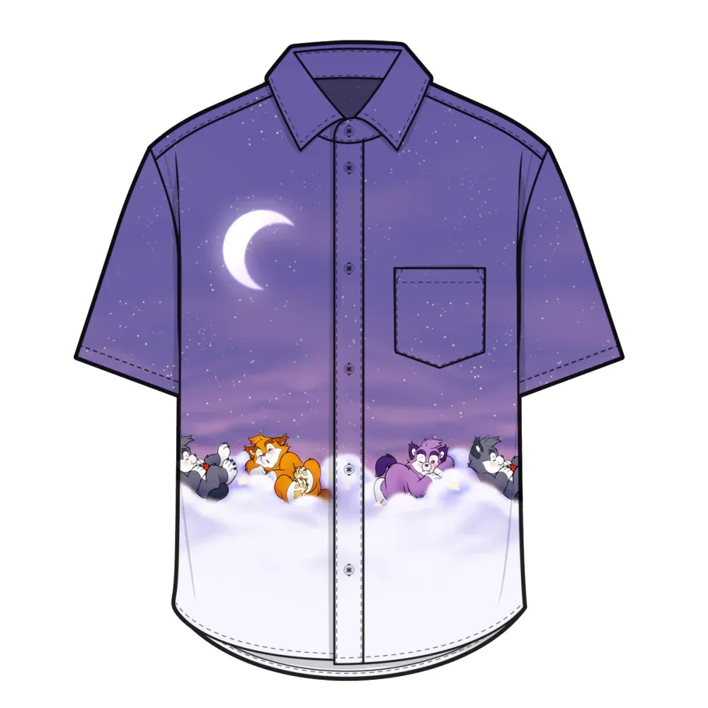 Sweet Dreams Button-up Shirt - Puppy's Aesthetics