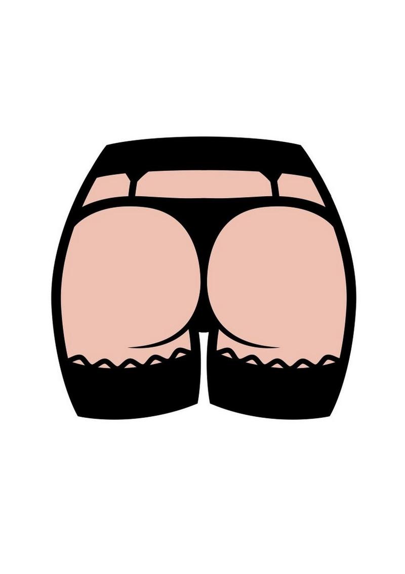Butt Enamel Pin