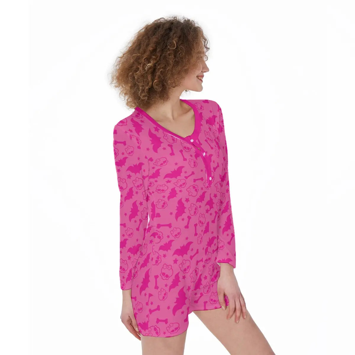 Pink Spooky Romper - Image #3