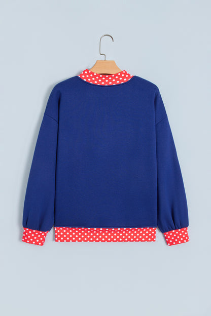 Polka Boo Oversized Sweatshirt