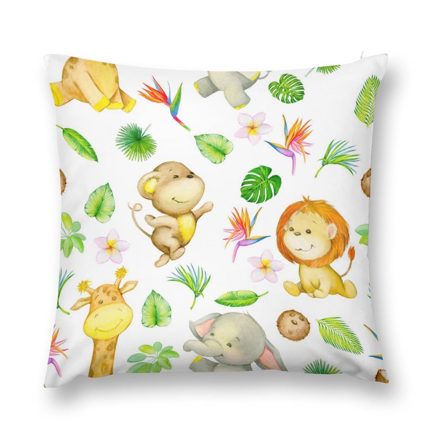 Safari Plush Pillowcase Set (4)