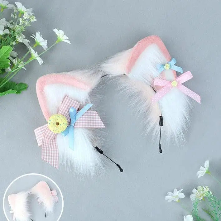 Plush Lolita Cat Ear Headband